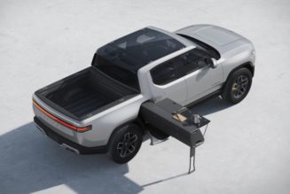 Rivian and Snow Peak Combine For the Ultimate Outdoor Kitchen