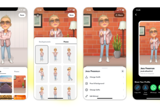 Snapchat will let you pose your Bitmoji on your profile in 3D