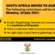 South Africa Moves to Adjusted Alert Level 3 – Everything You Need to Know