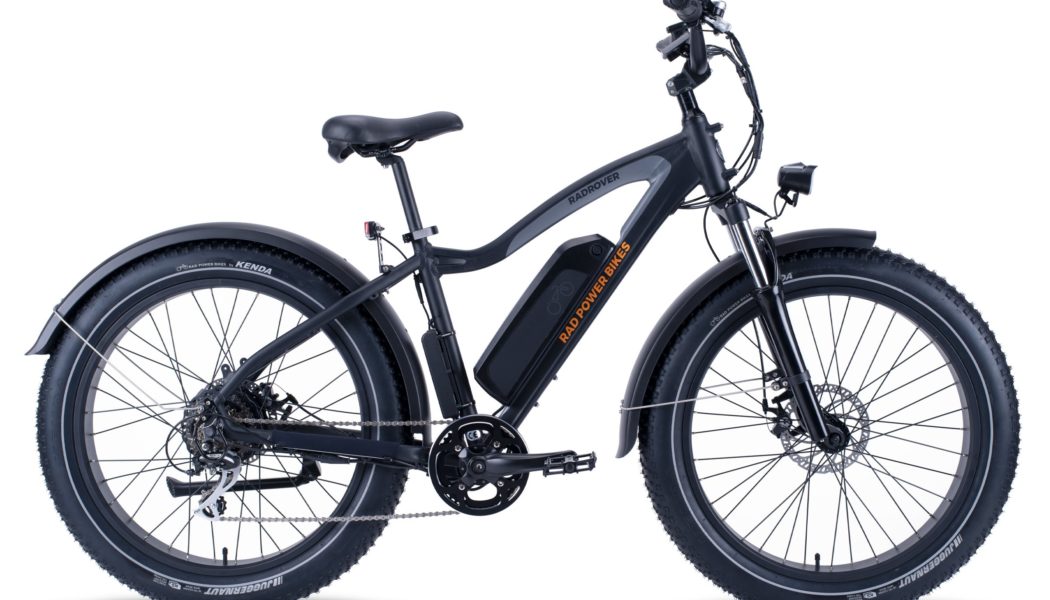 The new RadRover is Rad Power Bikes’ first e-bike with an integrated battery