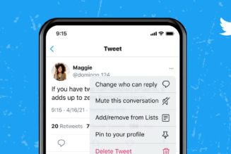 Twitter will let you change who can reply to a tweet after you post it