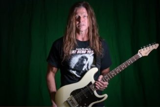 Watch Ex-MEGADETH Guitarist CHRIS BRODERICK Play JASON BECKER’s ‘Perpetual Burn’ On JASON’s Original Hurricane Guitar