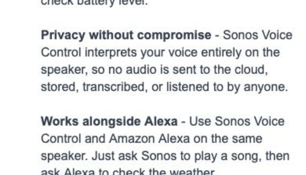 A Sonos survey suggests the company might build a voice assistant of its own