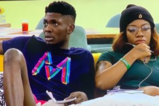 BBNaija: Angel and Sammie fight in Big Brother House
