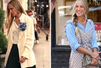 Big Is Back on the Set of SATC’s Reboot—Here’s What Carrie Wore for the Occasion