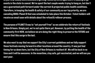 BUKU: Planet B Festival Cancelled Due to Uncertainty of COVID-19