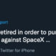 Elon Musk: ‘Bezos retired in order to pursue a full-time job filing lawsuits against SpaceX’
