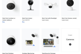 Google leaks unannounced Nest security cameras on its own online store