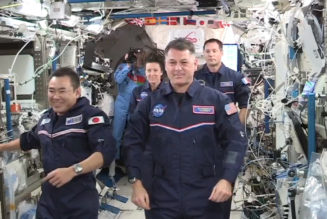 ISS astronauts show off zero-gravity moves in the space Olympics which should be a real thing