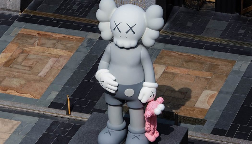 Kaws Has Unveiled a New 18-FT Sculpture in Front of the Rockefeller Center
