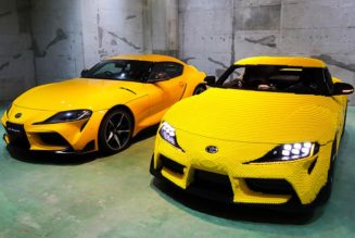 LEGO Builds a Drivable Life-Size Toyota GR Supra