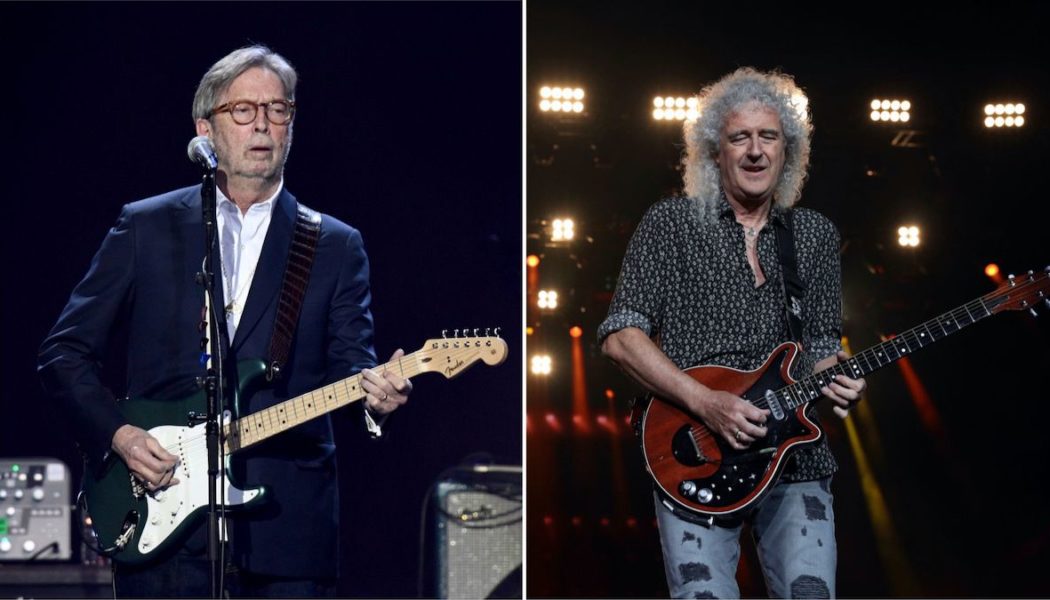 Queen’s Brian May Calls Eric Clapton and Other Anti-Vaxxers “Fruitcakes”