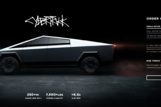 Tesla Cybertruck production delayed to 2022