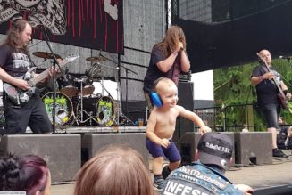 Tiny Toddler Storms the Stage at Extreme Metal Festival: Watch