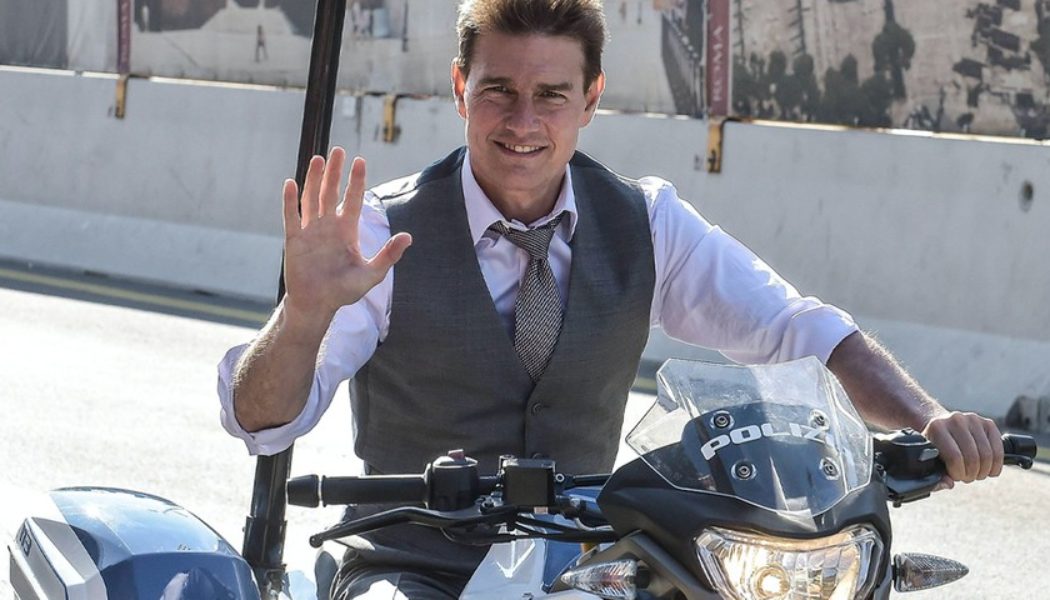 Tom Cruise Reportedly Did 13,000 Motorbike Jumps To Train for His ‘Mission: Impossible 7’ Stunt