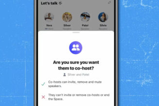 Twitter Spaces adds co-host option to help moderate and manage rooms