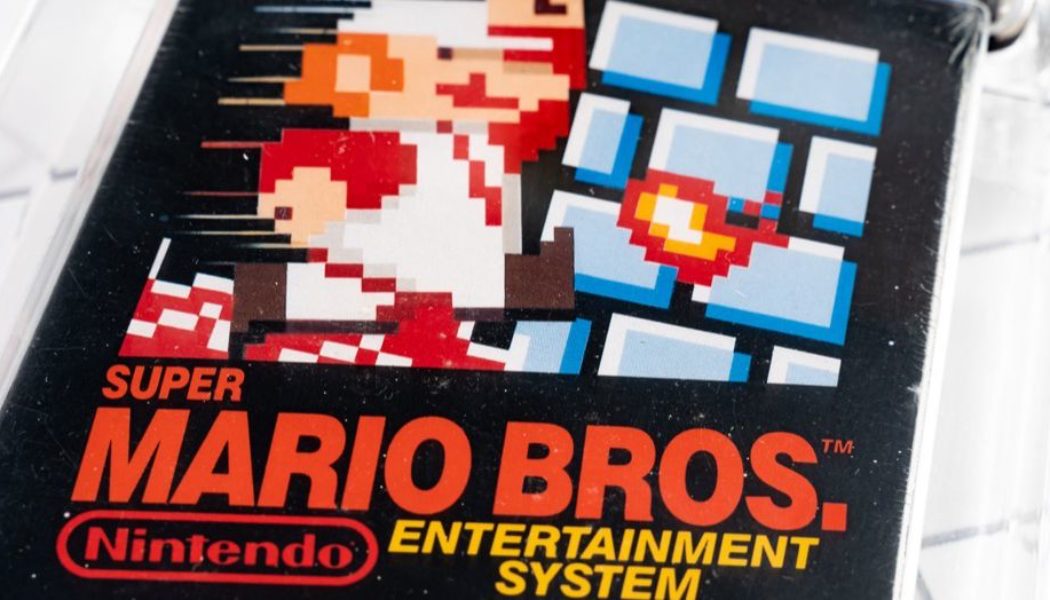 Unopened copy of Super Mario Bros. sells for a record $2 million