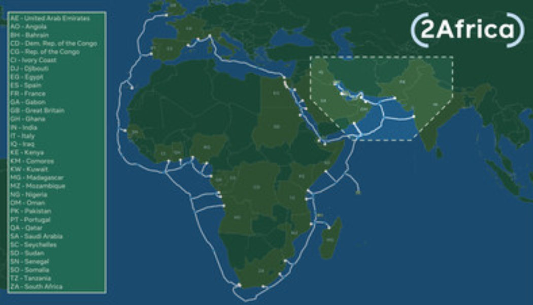 2Africa Cable Extends to India: Now Longest Subsea Cable in the World