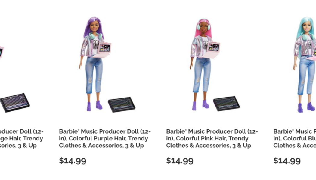 Barbie Launches Music Producer Doll to Empower Next Generation of Female Artists