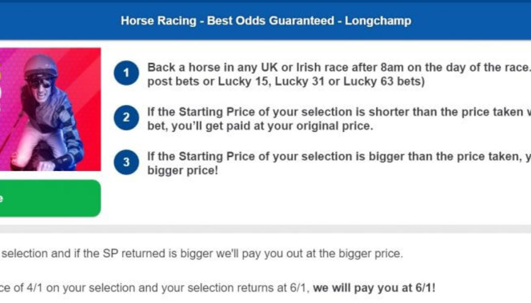 Betfred Go Best Odds Guaranteed on Prix de L’Arc de Triomphe This Sunday