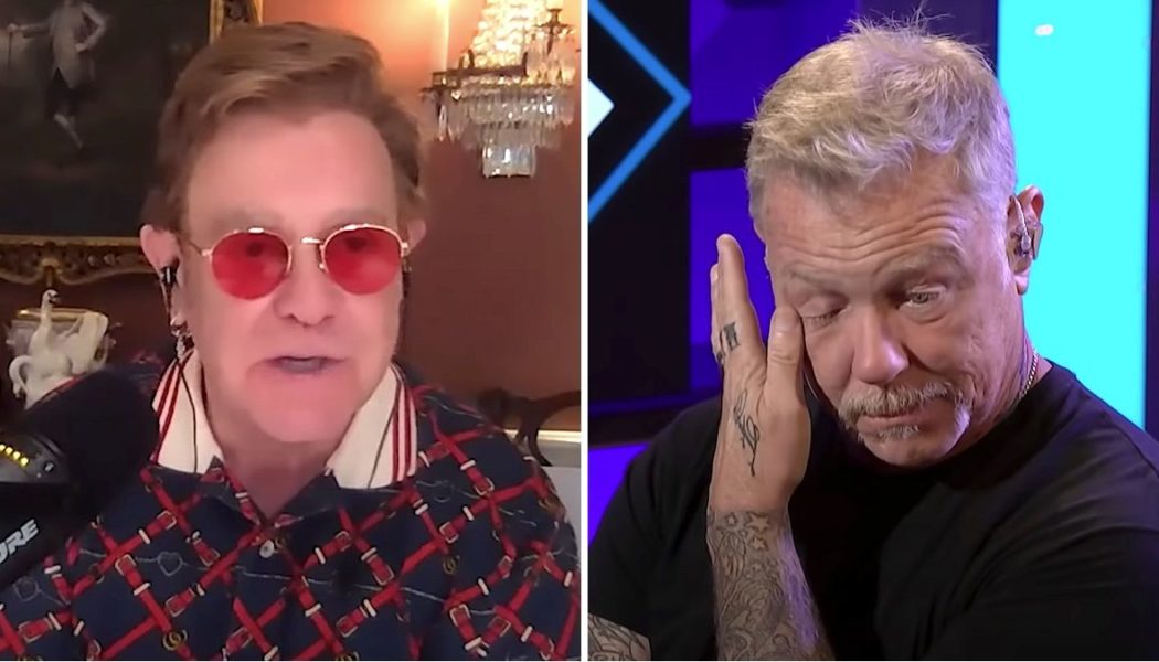 Elton John Brings James Hetfield to Tears as He Calls Metallica Classic “One of the Best Songs Ever Written”: Watch