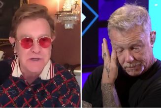 Elton John Brings James Hetfield to Tears as He Calls Metallica Classic “One of the Best Songs Ever Written”: Watch