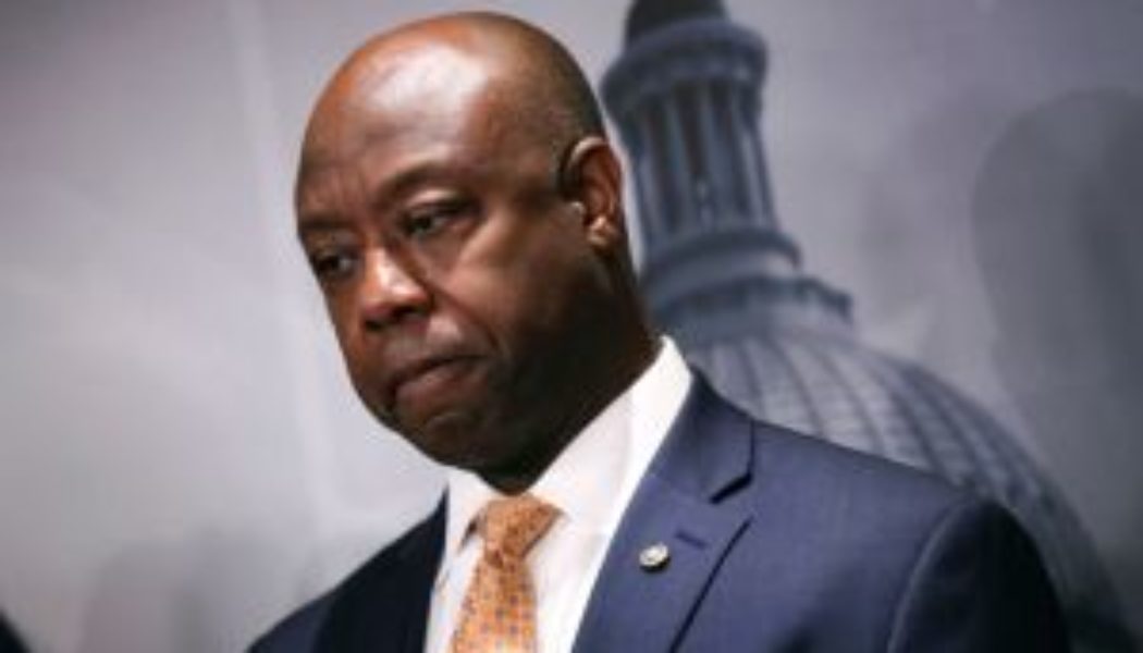 GOP Shoe Buffer Sen. Tim Scott Allegedly Lied About “Defunding The Police” Claims In Policing Reform Discussions