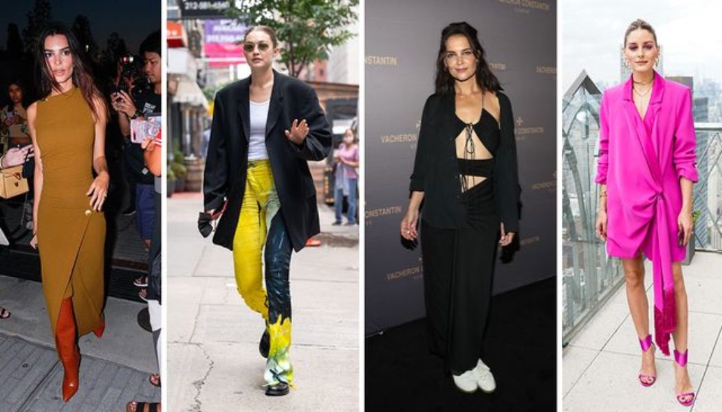 Katie, EmRata and Olivia Are Working Hard to Show You Autumn’s Top Trends