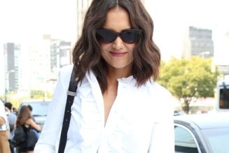 Katie Holmes and Alexa Chung Are Styling Their Jeans in the Exact Same Way
