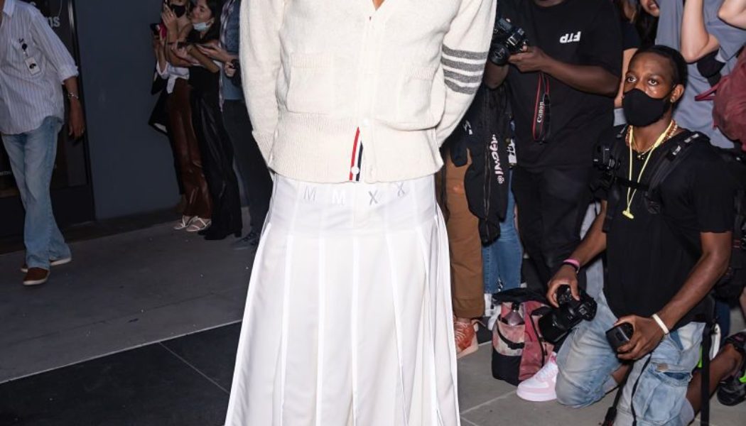 Kid Cudi & Russell Westbrook Wore Skirts For New York Fashion Week