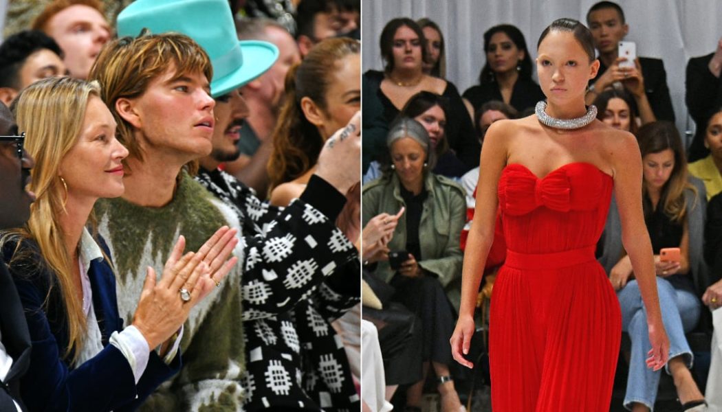 Lila Moss Opens Richard Quinn’s Fashion Show with Kate Moss Cheering Her On