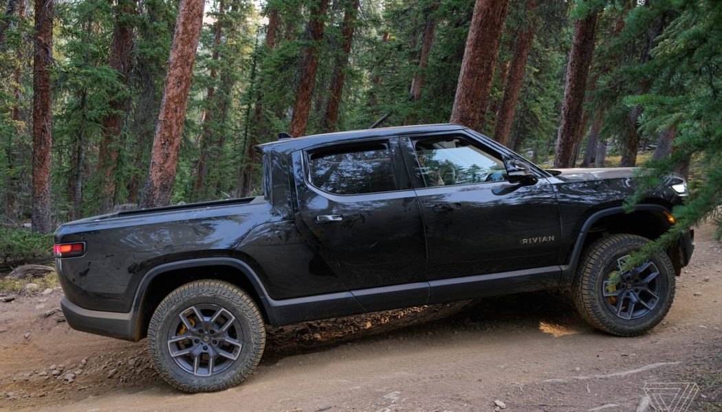 Rivian’s R1T electric pickup truck took me to the top of the mountain