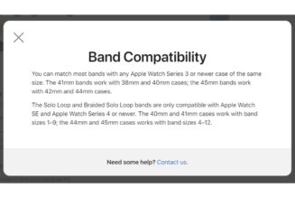 The Apple Watch’s new sizes make shopping for bands more confusing