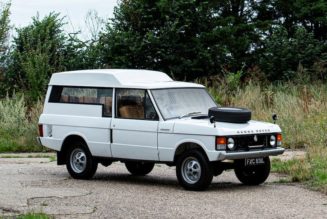 This 1972 Range Rover Shooting Brake Will Set You Back $165,000 USD