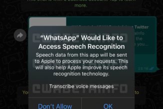 WhatsApp reportedly developing transcriptions to tame chaotic voice notes