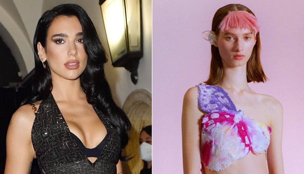 You’ll Soon Be Able to Shop Dua Lipa’s One-Shoulder Butterfly Crop Top