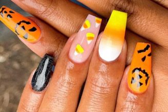 23 Candy Corn Manicures That Are Absolutely Giving Us a Sweet Tooth