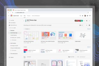 Adobe is adding a collaborative mood board to Creative Cloud