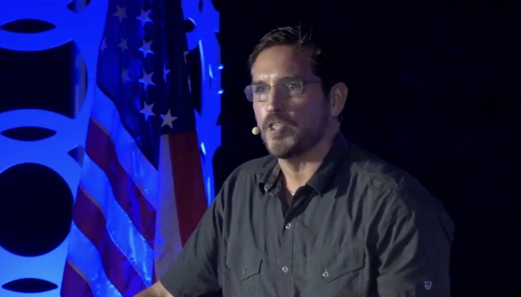 At QAnon Conference, Jim Caviezel Quotes Braveheart to Fight “Lucifer”
