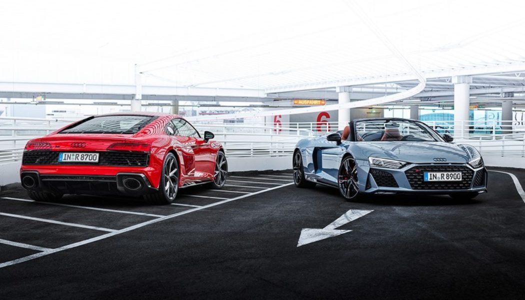 Audi Pumps More Power Into the R8 V10 Performance RWD Coupé and Spyder