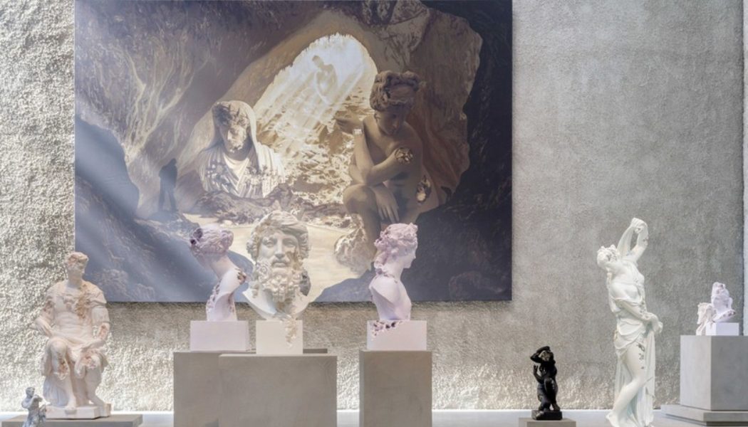 Daniel Arsham Transforms KÖNIG GALERIE Into a Hall of Antiquities