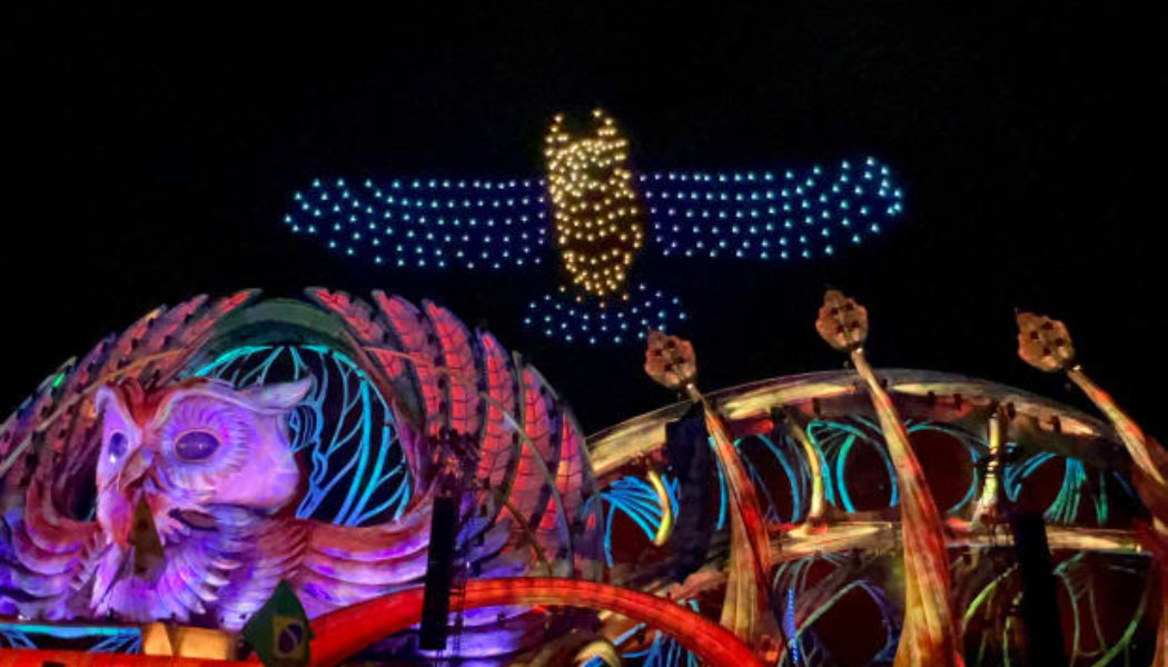 Feast Your Eyes on the Mesmerizing EDC Las Vegas 2021 Drone Show