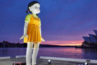 Giant “Red Light, Green Light” Doll From Netflix’s Squid Game Appears in Sydney