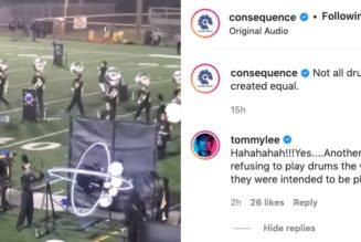 High School Marching Band Drummer in Gyroscope Even Impresses Tommy Lee