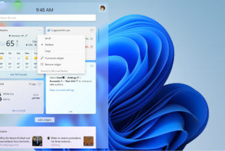 How to work with the Windows 11 Widget panel