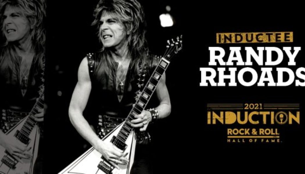 Iconic RANDY RHOADS Guitar Featured In New ‘Rock And Roll Hall Of Fame’ Exhibit