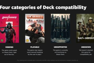 PC games that run great on the Steam Deck will get a special ‘Verified’ check mark