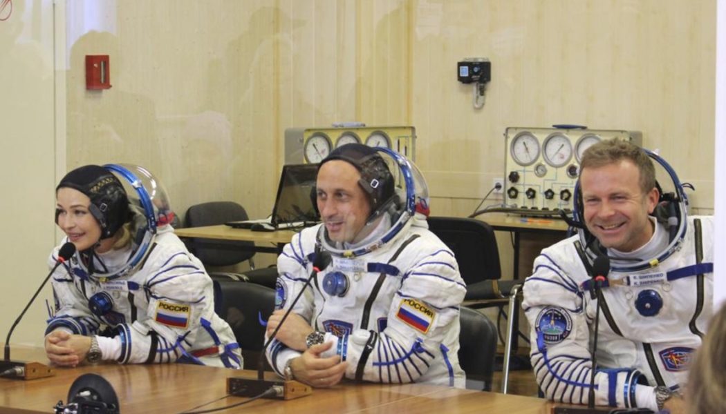 Russian Film Crew on International Space Station Begins First Movie Shot in Space