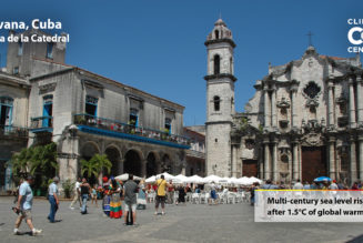 See how climate change could drown landmarks around the world