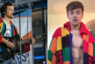 Tom Daley’s “Harry Styles Cardigan” Is Finally Finished, and Yes, We Have a Knitting Tutorial